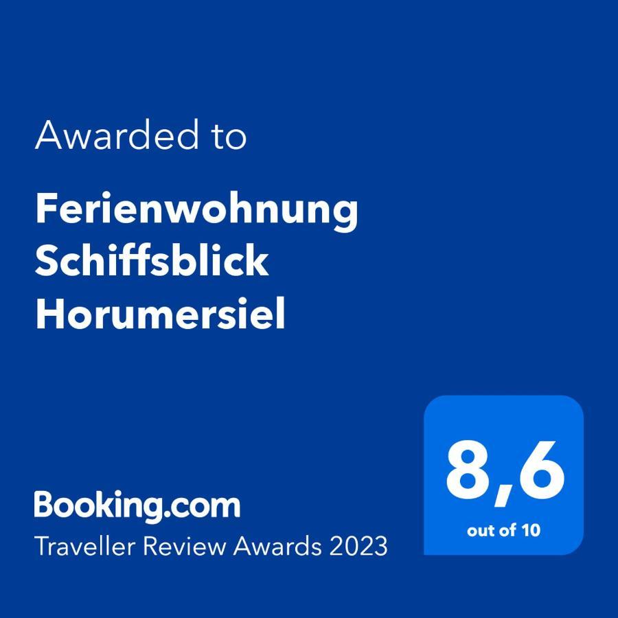 Ferienwohnung Schiffsblick Horumersiel Schillig Exterior foto